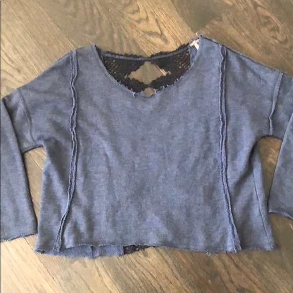 FP crochet back sweatshirt - Picture 1 of 8